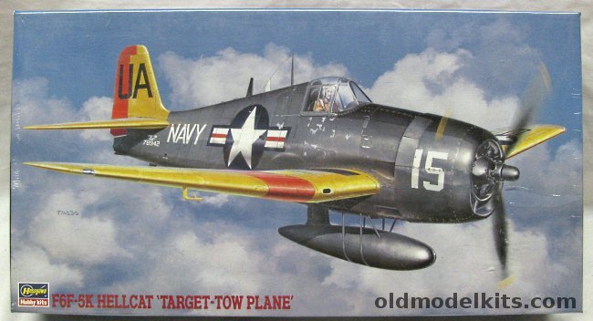 Hasegawa 1/48 F6F-5K Hellcat  - (F6F5K) Target Tow Plane, JT175 plastic model kit